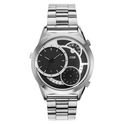 Image of STORM SA4662/BK 4662/BK – Watch, Silver Stainless Steel Strap, Silver, Bracelet