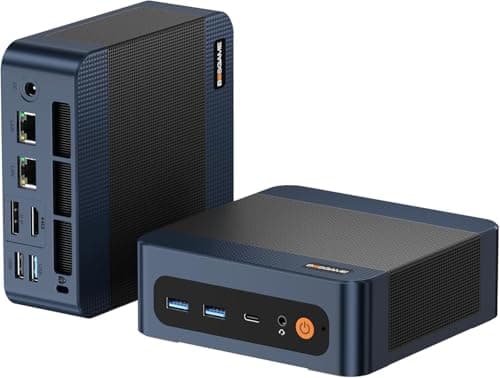Image of BOSGAME P3 mix Mini PC Gaming, AMD Ryzen 5 7640HS (up to 5.0GHz) 32GB DDR5 1TB PCIe4.0 SSD Mini Computer, Mini PC 4K Display HDMI+DP+USB4, 2.5G Dual LAN, WiFi 6E, BT5.2