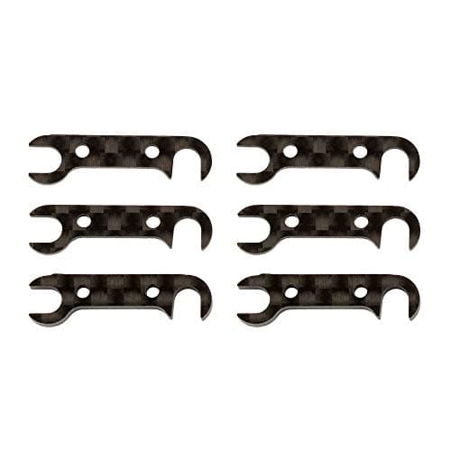 Image of Team Associated B74 Graphite Rear Hub Link Shim Set