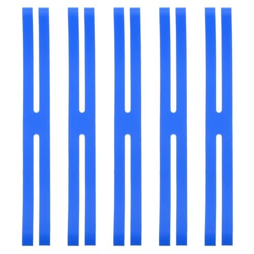 Image of PATIKIL 9 Inch H Band Silicone Rubber Bands, 5 Pcs Strong Elastic Silicone Bands Rubber Wrapping Bands for Books Cameras Art Cooking Wrapping Exercise Bag Wraps, Dark Blue