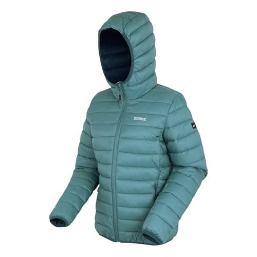 Image of Regatta Womens Hooded Marizion Baffled Jacket Insulated Padded Puffer Winter Coat