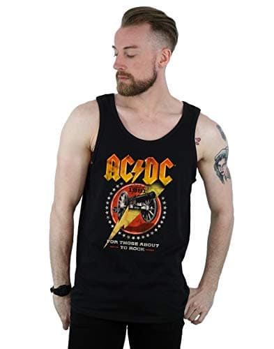 Image of AC/DC Men's for Those About to Rock 1981 Vest Black X-Large