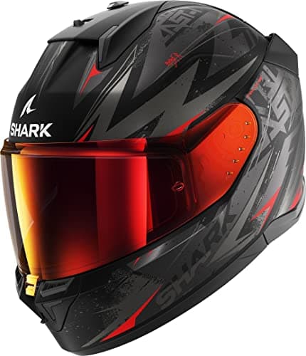Image of Shark D-Skwal 3 Blast-R Full Face Helmet KAR - Black / Red XS