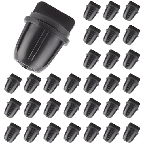 Image of Kalolary 1/4 Inch Drip Irrigation Fittings End Plugs 30Pcs for 6mm Irrigation Tubing, Drip Line Goof Plug Connectors for Sprinkler Garden Lawn System