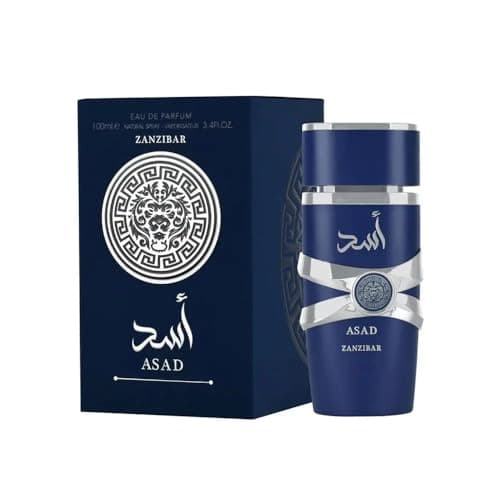 Image of Asad Zanzibar Eau De Parfum for Men & Women - Long-Lasting Exotic Tropical Fragrance, 100ml Spray - Luxury Arabian Perfume with Citrus, Spice, and Woody Notes