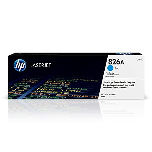 Image of HP CF311A 826A Original LaserJet Toner Cartridge, Cyan, Single Pack