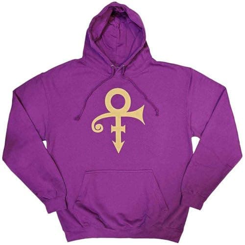 Image of Rock Off officially licensed products Prince Symbol Official Unisex Hoodie Hooded Top (Large) Purple