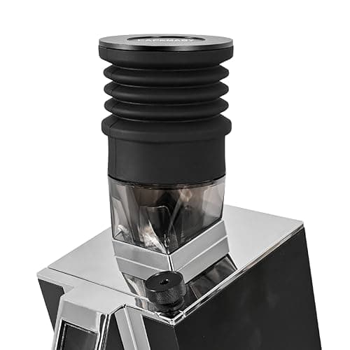 Image of Single Dose Hopper Compatible with Eureka Mignon Espresso Coffee Grinder Silicone Bellow for Blow Out Residual Coffee Grounds (Inclined Hopper)