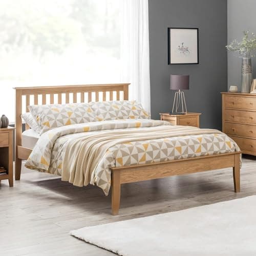 Image of Julian Bowen Salerno Bed, Oak, King