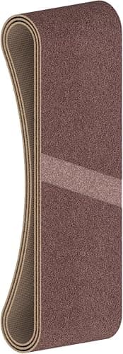 Image of Bosch 3X PRO Paint on Wood and Hardwood X440 Sanding Belt for Sanders (for Paint on Wood, Hardwood, 60 x 400 mm, Grit 40, Professional Accessory Belt Sander)