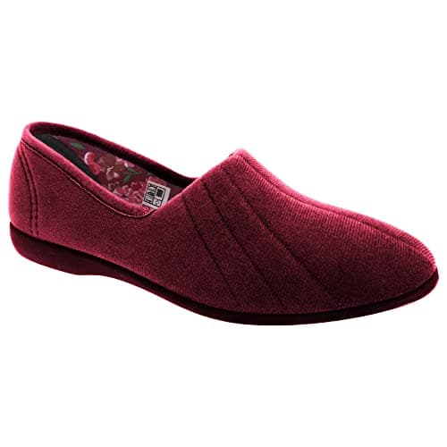 Image of GBS AUDREY Ladies Slippers Burgundy