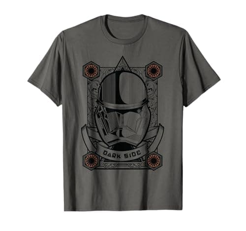 Image of Star Wars Rise of Skywalker Ornate Trooper Dark Side T-Shirt