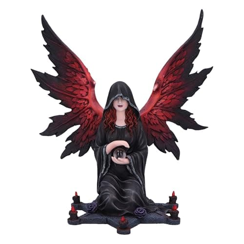 Image of Nemesis Now The Foreseer Gothic Dark Angel Figurine 23cm, Resin, Cast in the Finest Resin, Expertly Hand-Painted, Brown