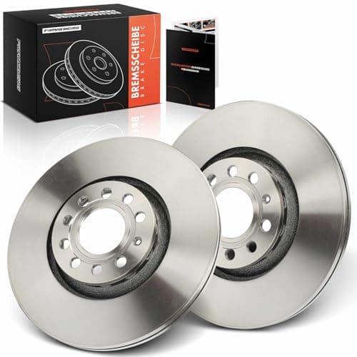 Image of Frankberg Brake Disc Set incl. 2x Discs Front Vented Ø312mm Compatible with A4 8E2 A4 Avant 8E5 Exeo ST 3R5 A6 4B2 4B4 A4 Avant Replace# 3B0615301B,8D0615301J