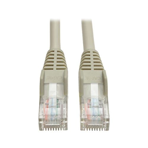 Image of Tripp Lite Cat5e 350MHz Snagless Molded Patch Cable (RJ45 M/M) - Gray, 6-ft.(N001-006-GY)