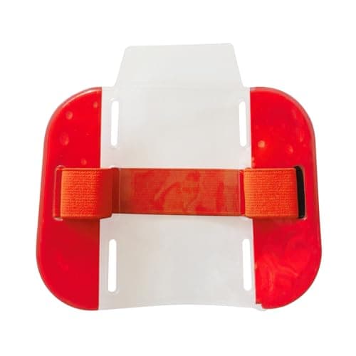 Image of ID Badge Holder Security Armband - SIA Adjustable Hi Vis Elastic Arm Band for Security Doorman License ID Card (10, Red)