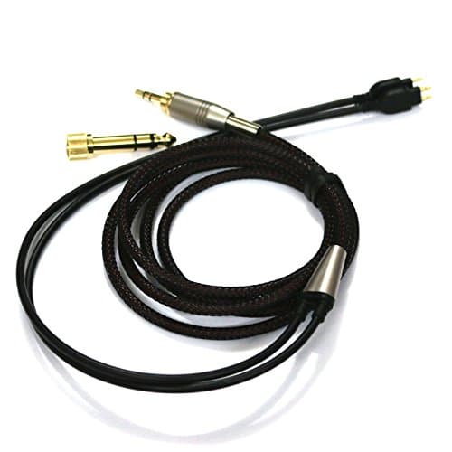 Image of ABLET Replacement Audio Upgrade Cable for Sennheiser HD650, HD600, HD580, HD58X, HD660S, Massdrop HD6XX Headphones 1.5meters/4.9feet