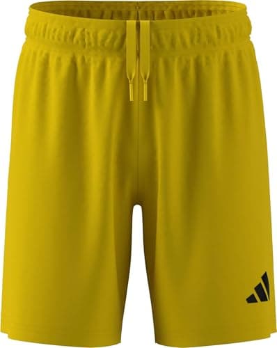 Image of adidas Unisex Kids Entrada26 Shorts Kids, Team Yellow/Black, 7-8 Years