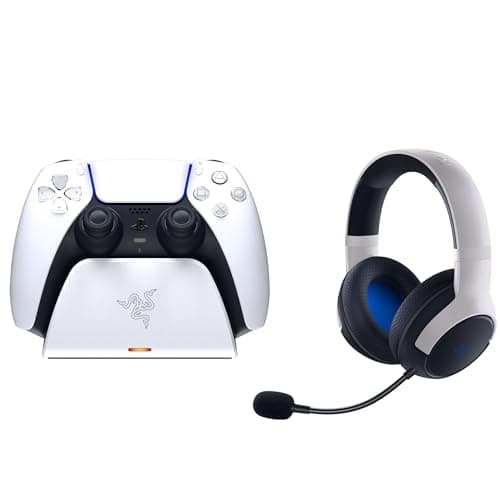 Image of Razer Legendary Duo Bundle for PlayStation 5: Kaira Wireless Headset and Quick Charging Stand for PS5 - (Controller Sold Separately)
