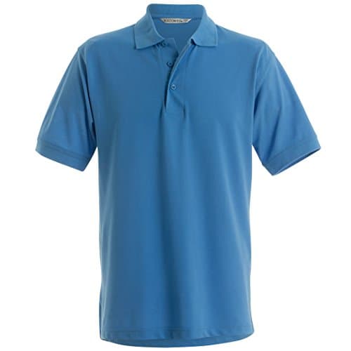 Image of Kustom Kit Unisex Comfort Finish Klassic Polo Shirt Mid Blue XL