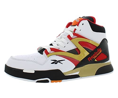 Image of Reebok Pump Omni Zone II, Footwear White/Black/Vector Red, 9.5