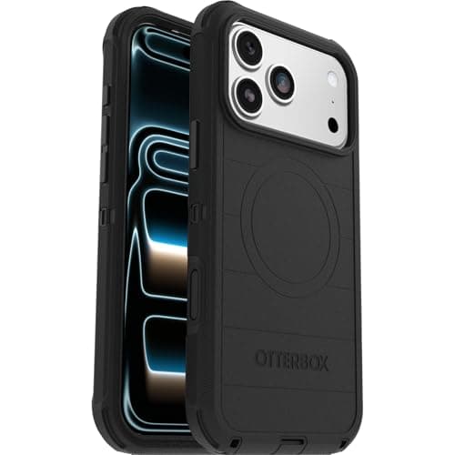 Image of OtterBox Defender Series Pro MagSafe Case for iPhone 17 Pro Max, Shockproof, Drop Proof, Ultra-Rugged, Protective Case, 7x Tested to Military Standard, Black