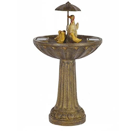 Image of Smart Garden Solar Duck Family Umbrella Fountain