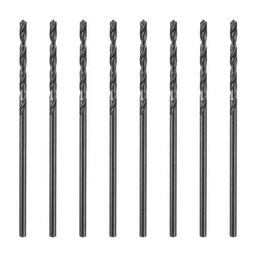 Image of sourcing map 1/16" High-Speed Steel Drill Bits, M35 HSS Twist Drill Bit Jobber Drill Bit with 1/16" Round Straight Shank for Metal, Steel, Aluminum, Plastic, Wood, 10pcs