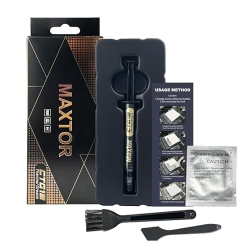 Image of Maxtor CTG12 High Performance Heat Sink Compound Thermal Paste for Cooling All Processors,CPU,GPU，PC,PS4,PS5,Xbox，Ovens，Non-Conductive，4g