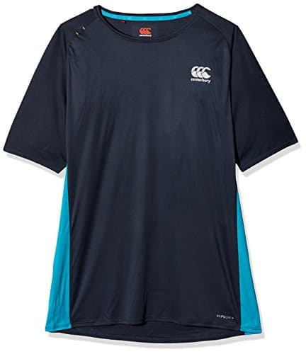 Image of Canterbury Men's Vapodri+ Superlight Small Logo Training T Shirt - Total Eclipse, S