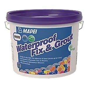 Image of Mapei Waterproof Fix & Grout Mould Resistant Tile Adhesive 7.5kg