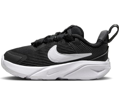 Image of NIKE Boys Star Runner 4 Nn (Td) Sneaker, Black White Anthracite, 5.5 UK Child