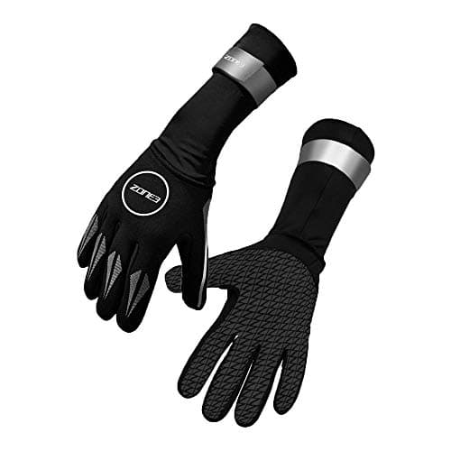 Image of ZONE3 Neoprene Swim Gloves With Natural Web Free Finger Design For Surfing, Fishing, Scuba Diving, Open Water Swimming