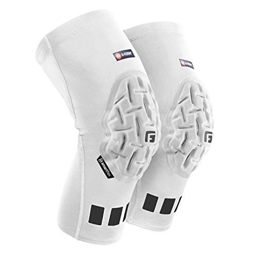 Image of G-Form Pro Padded Compression Knee Sleeve - Knee Support for Men & Women - White, Adult Medium