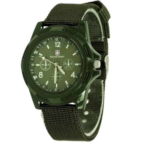 Image of Men Watch Nylon Male Quartz Watches Fabric Canvas St Casual Cool Men'S Sport Round Dial Relogios Wristwatch Attractive Design