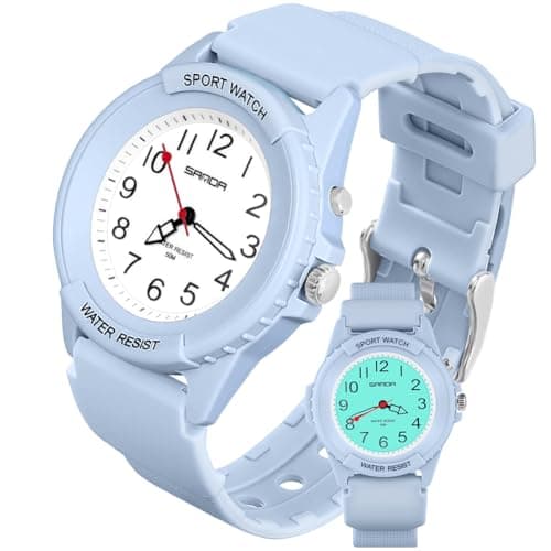 Image of OFFCUP 50M Waterproof Watch for Women Men with Night Light, Ladies Analogue Quartz Watch, Fashionable Casual Sporty Watches for Nurse Girls Boys Sports Activity