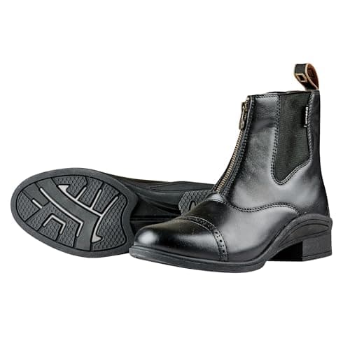 Image of Dublin Altitude Zip Paddock Boots, Black, Adults 5