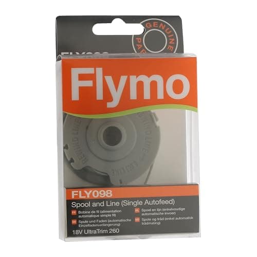 Image of Masterpart Trimmer Spool & Line Single Autofeed To Fit Flymo 18V UltraTrim 260 Trimmers FLY098 535670090