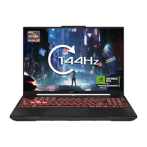 Image of ASUS TUF Gaming A16 FA607NUQ Gaming Laptop | 15.6" Full HD 144Hz Screen | AMD Ryzen 7 170 | NVIDIA GeForce RTX 4050 | 16GB RAM | 512GB SSD | UK layout single-backlit keyboard | Windows 11