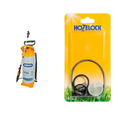 Image of HOZELOCK - Pressure Sprayer Pulsar Plus 12L : Ideal for Large Gardens, Combines Practicality & Service Kit Pression Sprayer Standard : Spares Kit, Suitable for 5, 7 And 10 Litre Sprayers