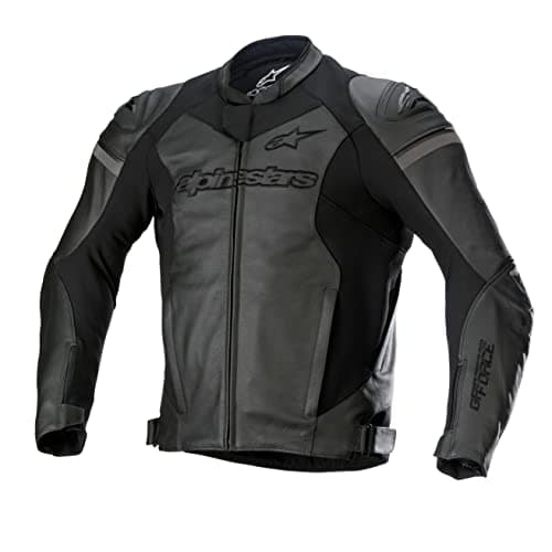 Image of Alpinestars GP Force Motorcycle Leather Jacket (Black/Black, 50)