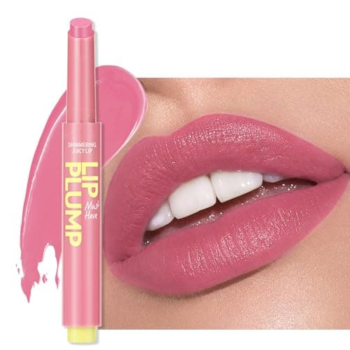 Image of Erinde Plumping Lipstick with Gloss Finish, Tinted Lip Balm Style Lip Color, Long Lasting Moisturizing Lipstick for Women, High Pigment Nude Shades for Daily Makeup, Party & Travel Use,#02