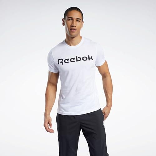 Image of Reebok Graphic Series Linear Logo Tee White