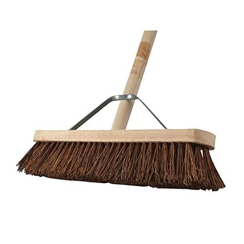Image of Faithfull Stiff Bassine Broom 18in + Handle & Stay