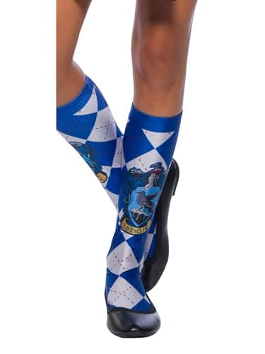 Image of Rubies Official Harry Potter Ravenclaw Dress Up Socks, Childs Adults One Size Age 6 Years+ Halloween