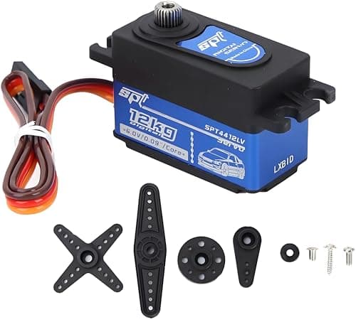 Image of RC Digital Servo, SPT4412LV 12KG Digital Servo Metal Gear Fit for RC Car Upgrade Part