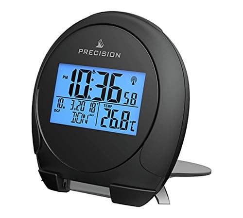 Image of Precision LCD Radio Controlled Multi Band World Trvael Backlit Alarm Clock AP059