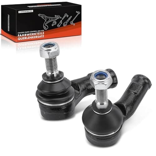 Image of Frankberg 2x Tie Rod End Track Rod End Front Axle Left Right Compatible with Golf II 19E 1G1 1983-1992 Golf II Van 19E 1G1 1983-1991 Golf III 1H1 1991-1997 Ibiza II 6K1 1993-2002 Replace# 191419811