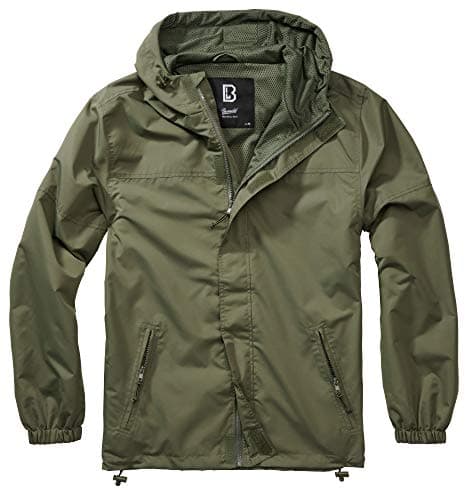 Image of Brandit Summer Windbreaker Front Zip, Frontzip-Oliv, XL