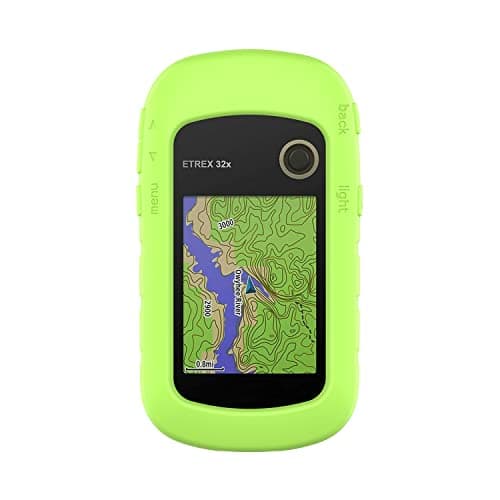 Image of subtel Silicone Case Compatible for Garmin eTrex 10 20 20x 22x 30 30x 32x Cover - Protective Bumper Shell Skin Shockproof Rubber Housing for GPS SatNav Sat Nav Navi - Green